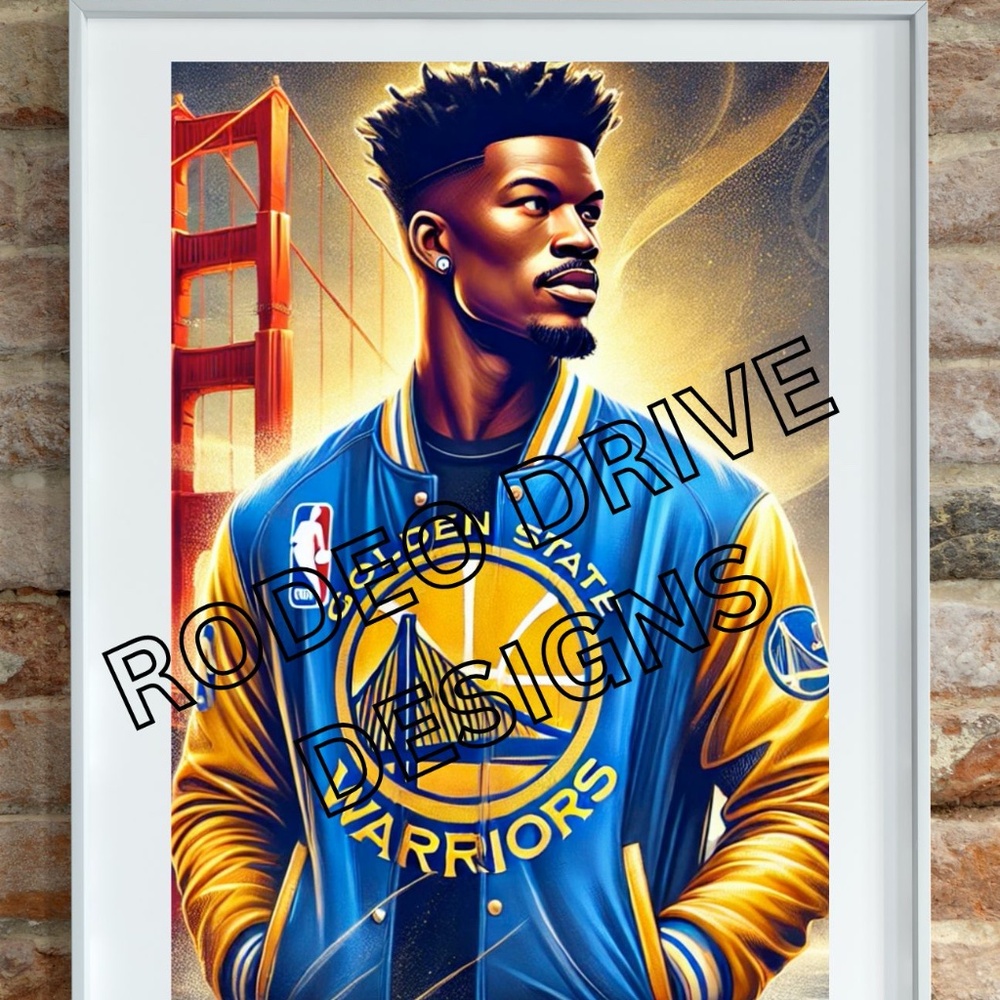 Jimmy Butler Poster 11x17 NBA Golden State Warriors Star  immy Buckets